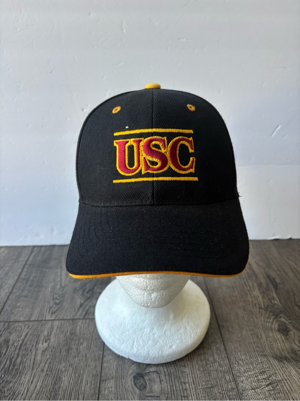 USC Trojans Black and Gold Baseball Cap - University Logo Hat